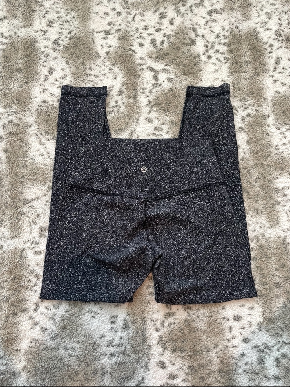 Lululemon Align Pant II *25" Luminesce Splatter Ice Grey Black